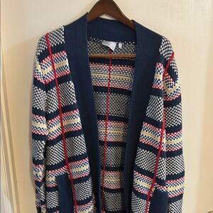 WESC Colorful Striped Open Cardigan